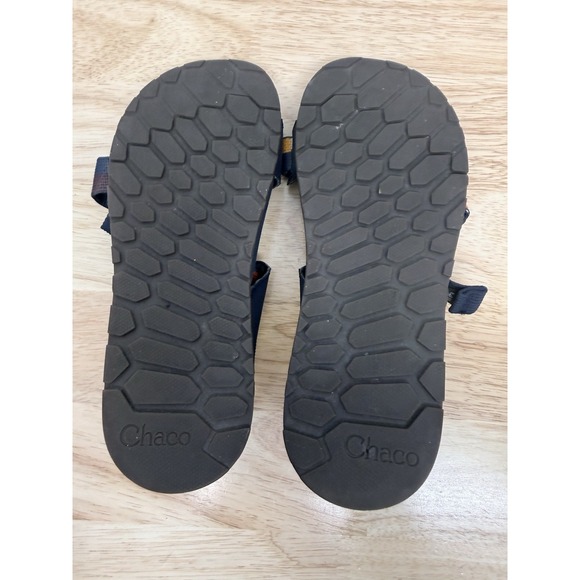 Chaco Women's Size 8 Lowdown Slide Sandals Adjustable Straps Yellow Red Navy #63 - Picture 8 of 10